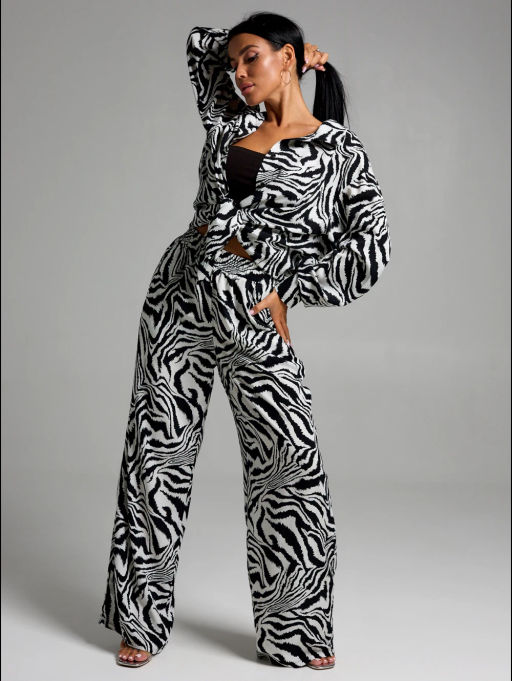 Рошель костюм женский (зебра белая)