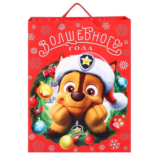 Пакет ламинированный вертикальный, 23 х 27 х 11,5 см Волшебного года!, Щенячий патруль - Paw Patrol фото 2
