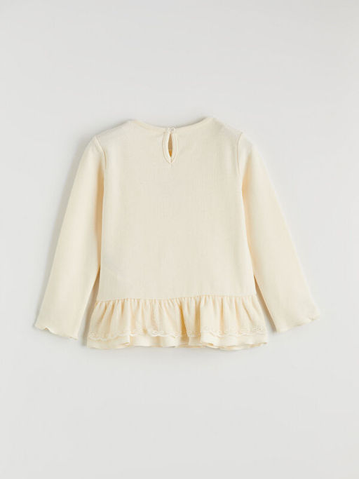 Bisiklet Yaka Fiyonk Nak??l? K?z ?ocuk Ti??rt