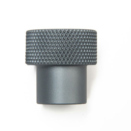 Ручка-кнопка мебельная CAPPIO PK328, d=23 мм, графит, 8 шт. TMP .
