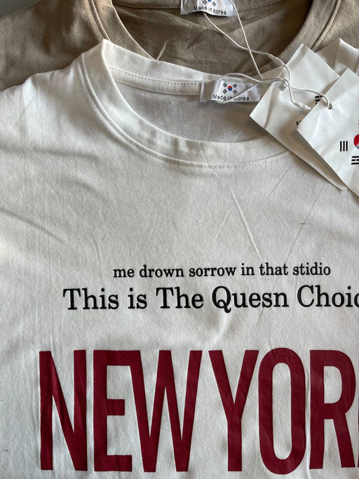 K12076 Футболка OVER SIZE (плотный хлопок) БЕЛЫЙ