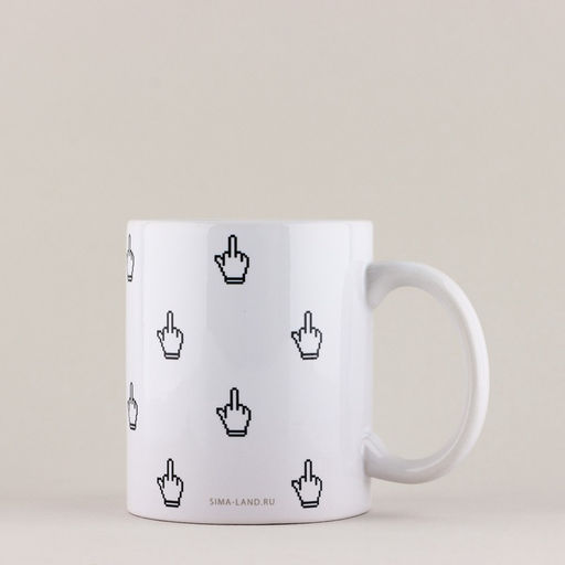 Кружка керамическая «Искренние оскорбления», 320 мл, 18+