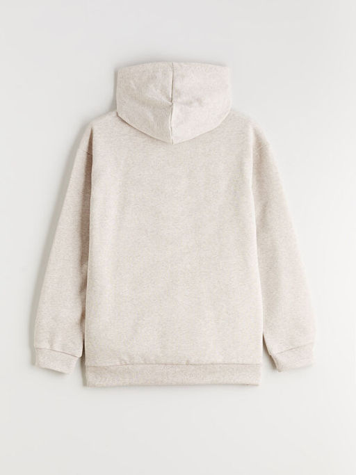 Kap??onlu Bask?l? Erkek ?ocuk Sweatshirt