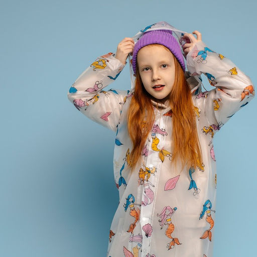 Дождевик детский Милая русалочка (125-155 см) - Funny toys фото 2