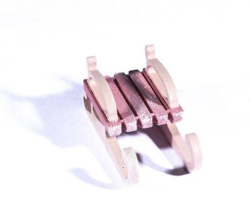 Елочные игрушки: Санки малые 3015 Classic - Idh фото 5