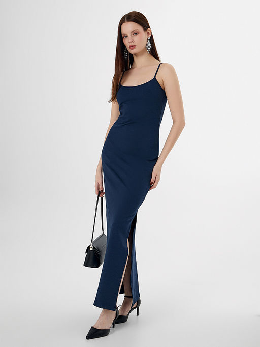 Сарафан макси женский синий - Mark formelle фото 7