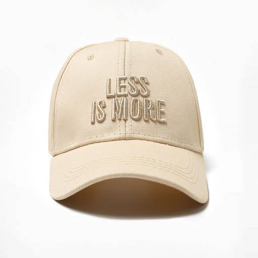 Кепка женская с вышивкой MIST Less is more, молочный, р. 56-58
