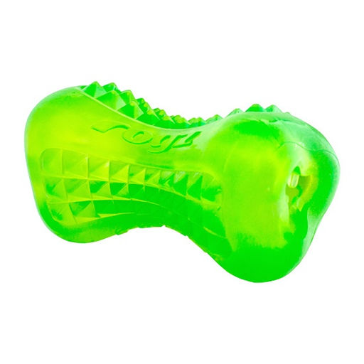 ВИА Кость из резины с массажными насечкми YUMZ, средняя, лайм (YUMZ TREAT TOY MEDIUM) YU03L YU03L YU03L