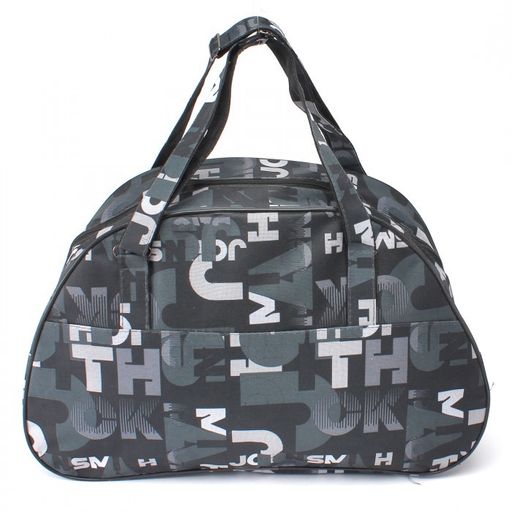 Сумка дорожная Дизайн-Фитнес (большой) -Fitness, 1отд, 1внеш карм, серый (символика) 175543 - Bobo фото 2
