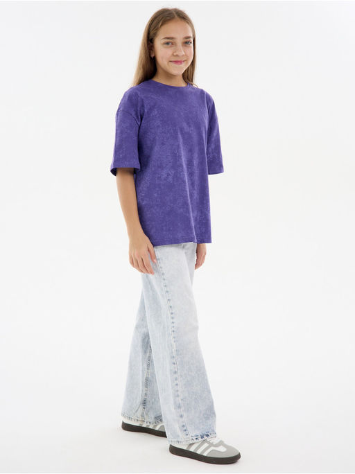 Футболка Винтаж фиолет Девочка - София фото 17