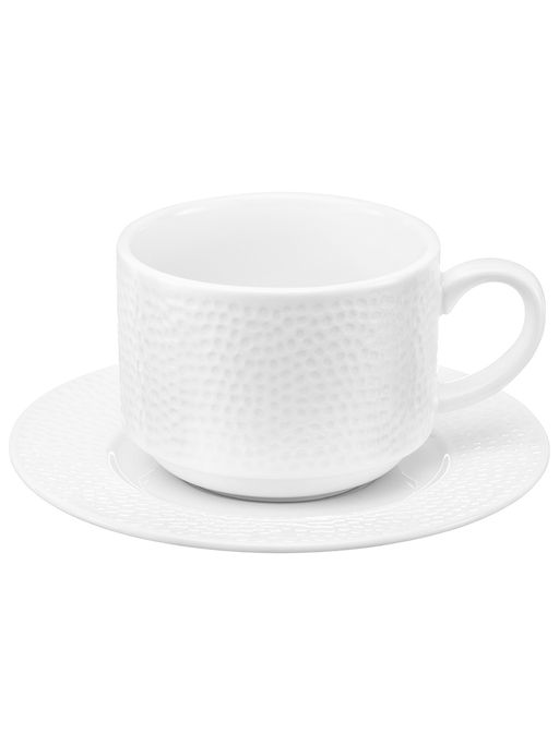 Чайная пара 4 пр. 300 мл 12*9*7 см Белый коралл, фарфор - Elan gallery фото 4