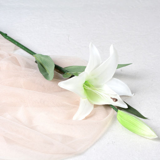 Цветок искусственный Лилия 65 см / J107 /уп 24/288/ латекс - ГалеонТрейд фото 8