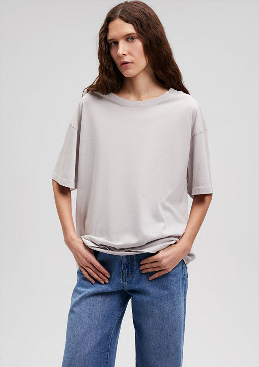 Gri Basic Tisort