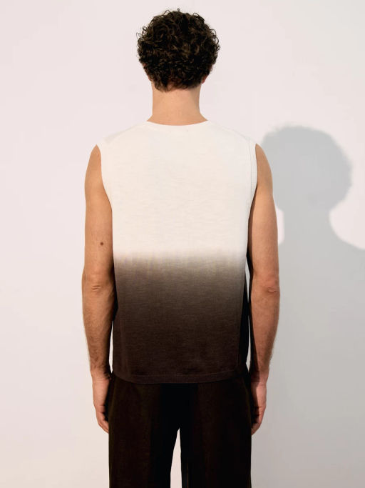 Джемпер без рукавов с добавлением льна ZR2605043308-27 / Zarina