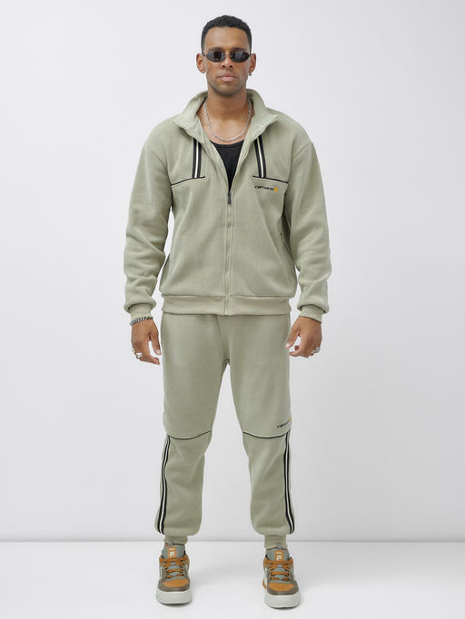 на флисе Спортивный костюм демисезонный светло-зеленого цвета - Mtforce фото 3