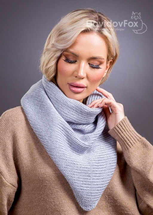 Косынка трикотаж сапфир