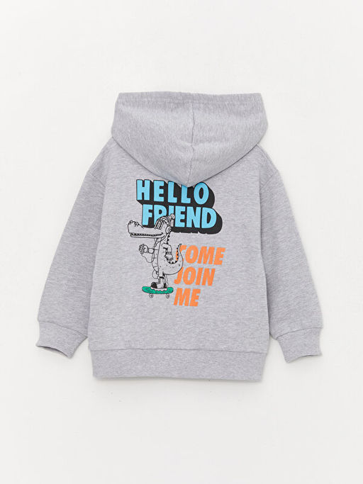 Rahat Kal?p Bask?l? Erkek ?ocuk Hoodie - Waikiki фото 2