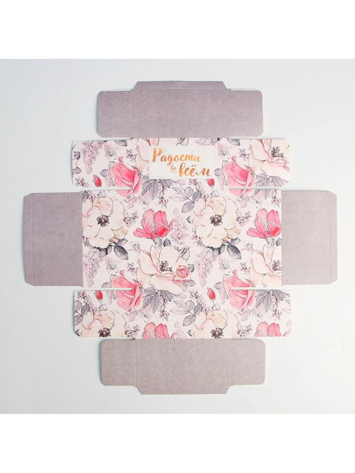 Цена за 5 шт. Коробка для кондитерских изделий с PVC-крышкой Радости во всем, 12 6 11,5 см - Дарите счастье фото 4