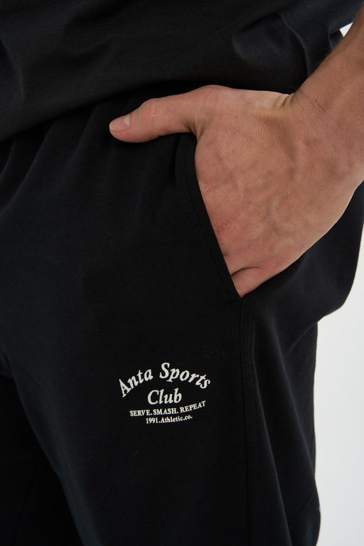 Брюки трикотажные Черный ANTA SPORTS CLUB Knit Track Pants фото 8
