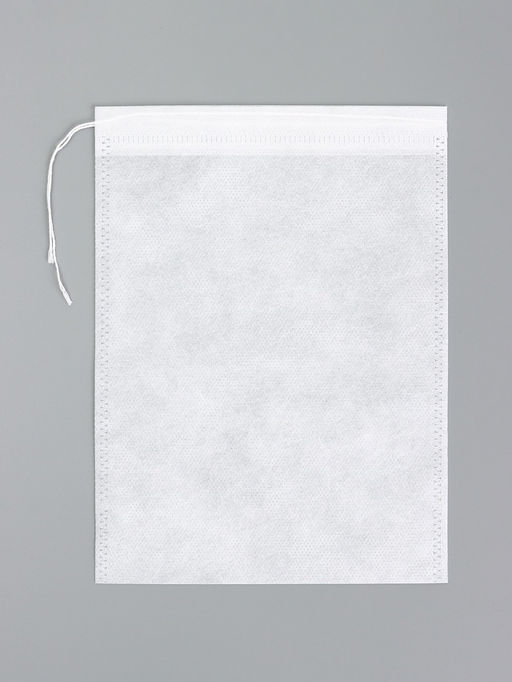 Цена за 100 шт. Фильтр-пакет, мешочек с завязками для запарки 15 х 20 см