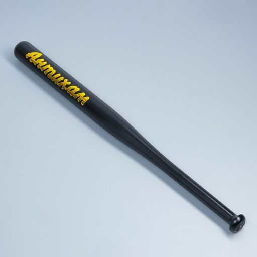 Бита лакированная «Антихам», чёрная с золотой надписью, 65 см