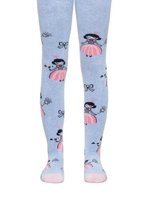 Колготки дет. SOF-TIKI 7С-38СП, 128-134 (10) - 523 светло-голубой - Conte elegant фото 2