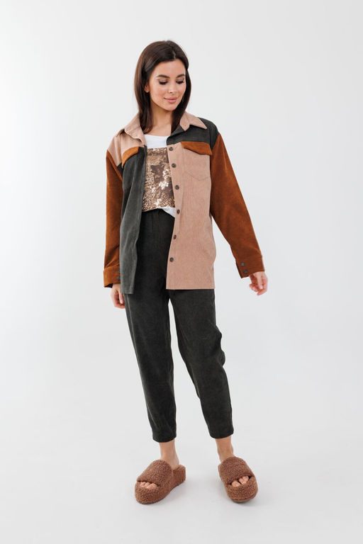 Рубашка ANELLI 1748 Оттенки леса  фото 7