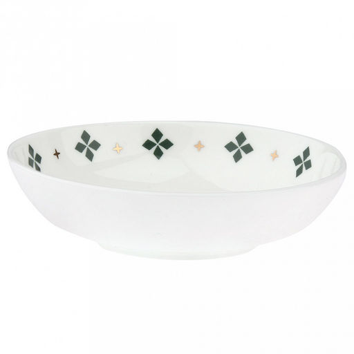 "Мадрид" Блюдце-розетка для варенья фарфоровое д9,1см h2,3см, тонкостенный, деколь с золотом, в коробке (Китай)