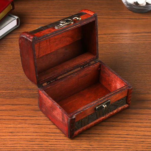 Шкатулка для украшений «Сундучок. Цветущий бамбук», дерево, 8.5×11.8×8.5 см