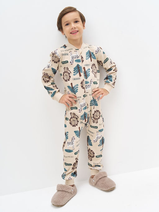 Комбинезон для сна для мальчика Сафари - Kogankids фото 7