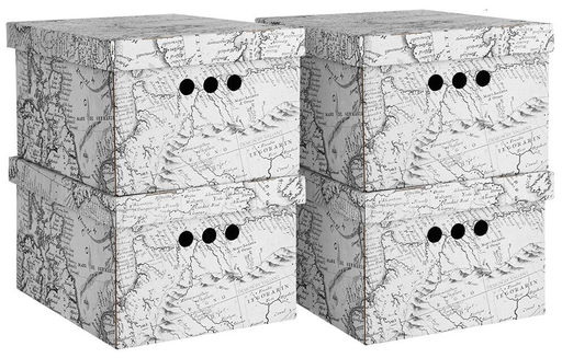 VAL EX-BCTN-4F Набор коробов картонных 4 шт., 25*33*9 см, EXPEDITION, шт