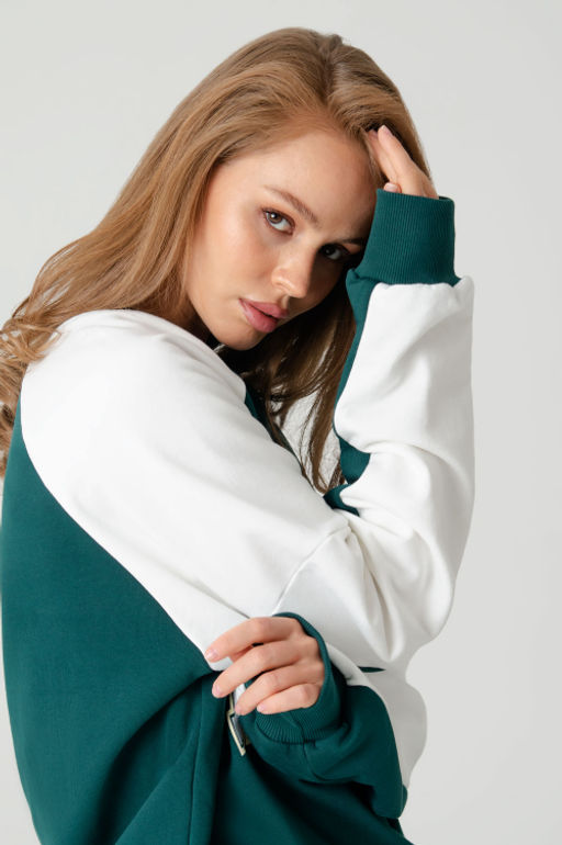 Арт. 2-541 Костюм женский с брюками 44-50 (4 шт) Цвет:изумруд,белый - Калинка фото 15