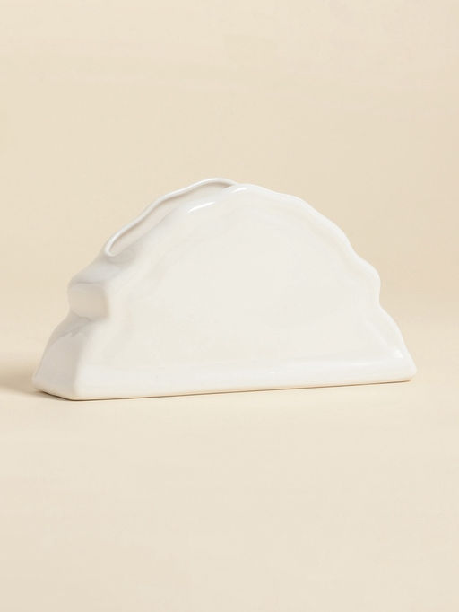 Салфетница SL Home «Аманде», 15×4×7.8 см, фарфор, белая