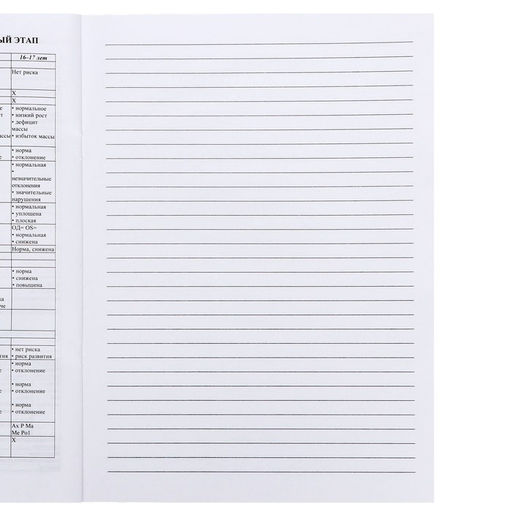 Цена за 3 шт. Медицинская карта ребёнка А4, форма № 026/у-2000, 16 листов, розовый