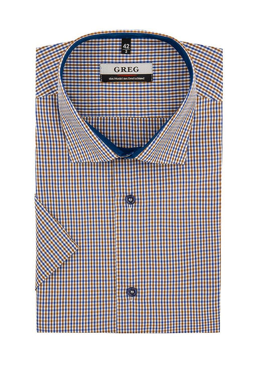 Сорочка мужская короткий рукав GREG 155/109/1002/Z/1_GB  фото 3