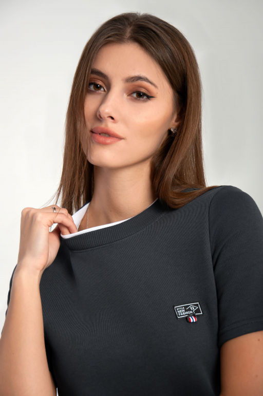 Арт. 8501 Платье женское 42-48 (4 шт) Цвет:графит - Калинка фото 5