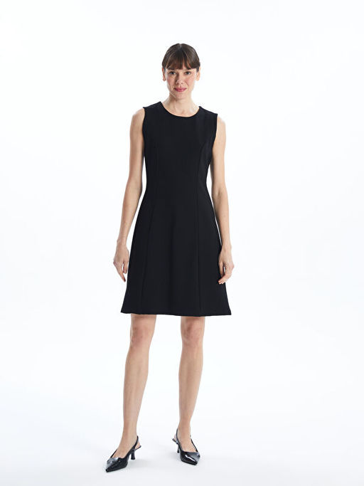 Bisiklet Yaka Elbise