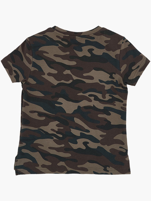 Футболка с принтом для девочки UD 4967 камуфл - Mini maxi фото 2
