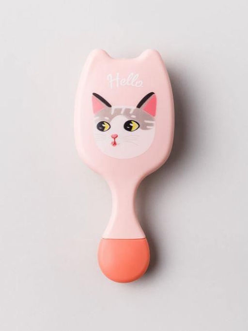 Расческа Hello cat, pink