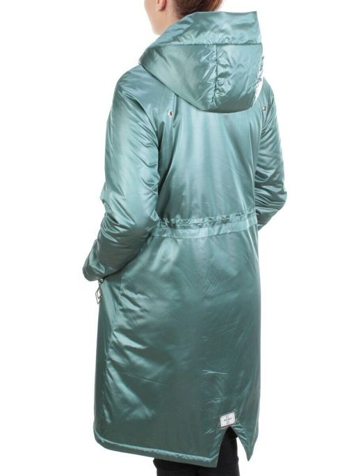 F03 GREEN Куртка демисезонная женская (100 гр. синтепон) - Фабричный китай фото 4