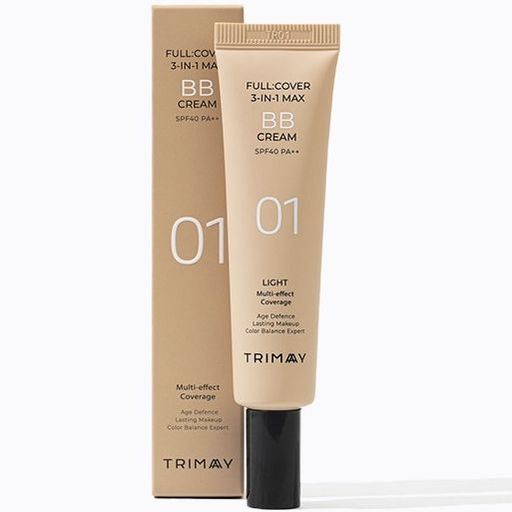 30мл №1 - BB-крем TRIMAY Full Cover 3-in-1 Max BB Cream SPF40 PA++ 01  фото 2