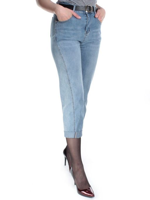 10071 BLUE Джинсы женские AMG JEANS (98% хлопок, 2% лайкра)