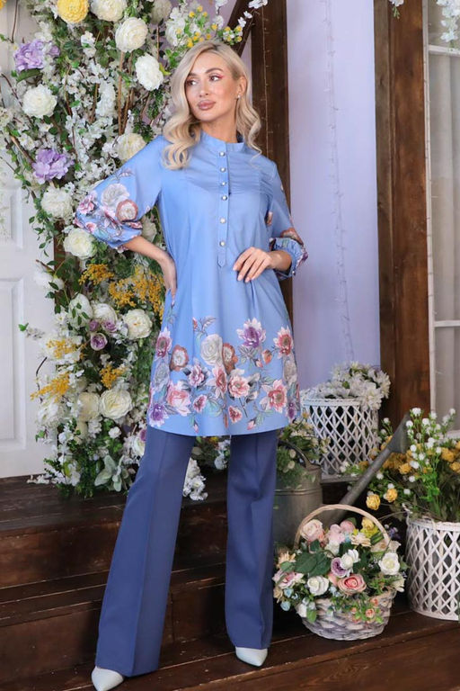 Рубашка М4-4145/2 - Wisell фото 6