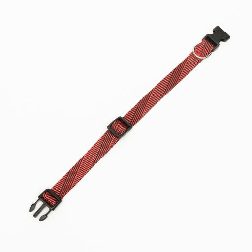 Ошейник Вязанка, ширина 2 см, красный - Пижон фото 4