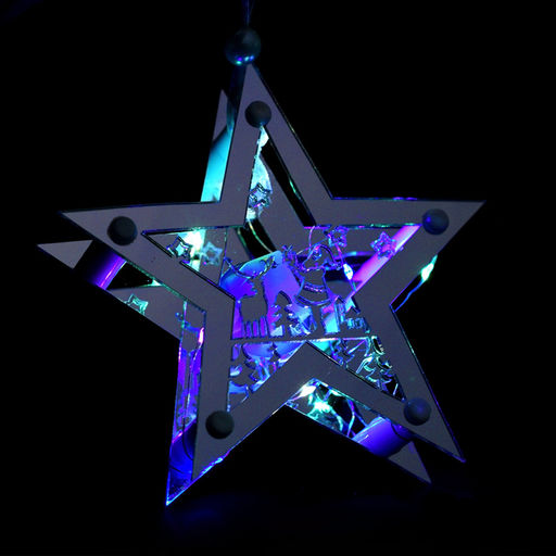 Звезда светящаяся 15*15см