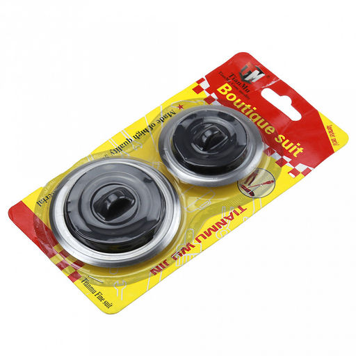 Набор для раковины 4 предмета: пробка-сетка для раковины из нержавеющей стали - 2 штуки: д6см, д7,5см ; пробка резиновая - 2 штуки: д4см, д5см, в блистере (Китай) - Домашняя мода фото 2