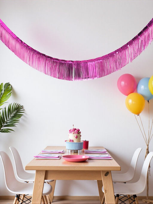 Цена за 2 шт. Гирлянда «Дождик», 3 метра, цвет фиолетовый