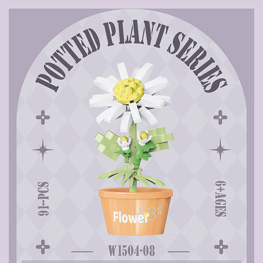 Конструктор "Ромашка" (91 дет.) в коробке