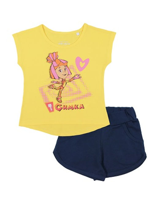 CRB wear/CAK 9798 Комплект для девочки, лимонный/Ex.Cherubino  фото 2