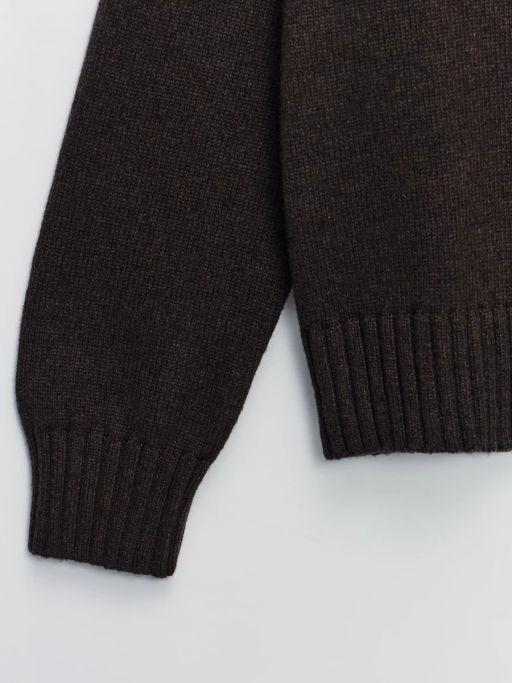 Свитер с высоким горлом с добавлением шерсти / Zarina